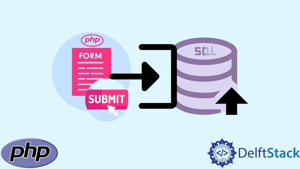 insert-form-data-using-mysql-table-in-php-delft-stack